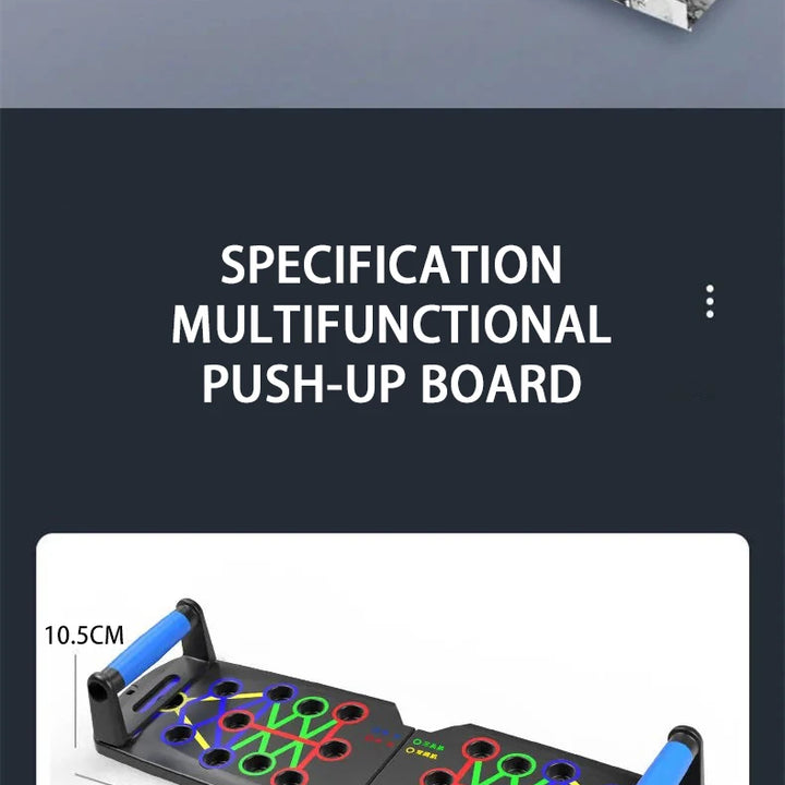 💪 Push-up Board Set : Portable equipment for complete workout. ✅