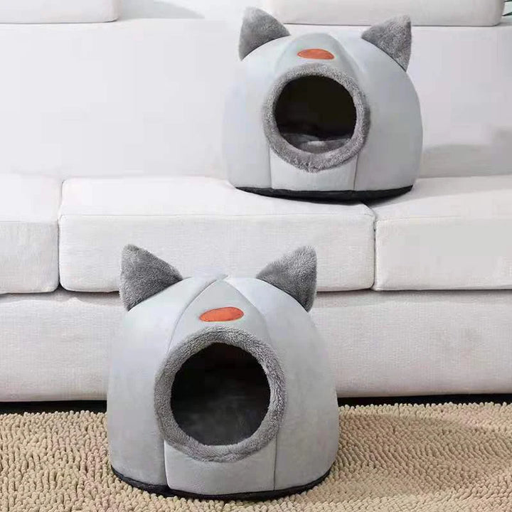 Cozy Winter Nest Bed – The Perfect Haven for Your Pet!