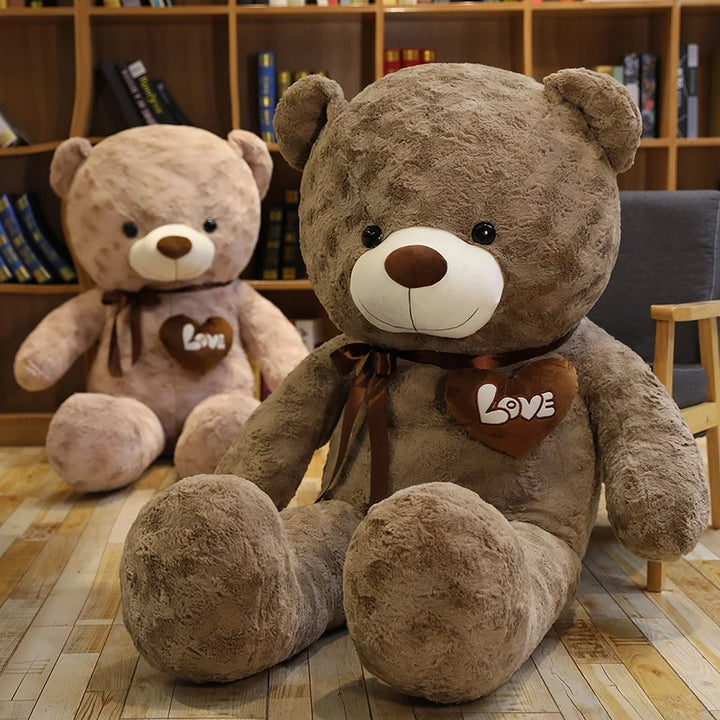 2-Color Teddy Bear with Love - Soft Plush Toy