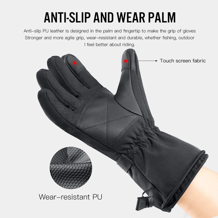 Electric Heated Gloves – Warm, Waterproof & Rechargeable