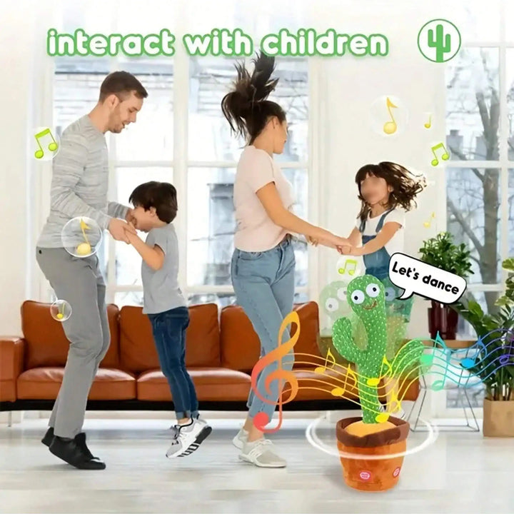 🌵 Dancing Talking Cactus Toy for Kids – Singing & Mimicking