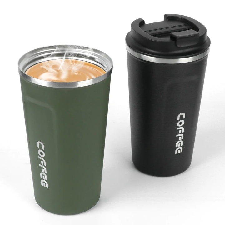 Thermo Cafe Leak-Proof Travel Mug – 380/510ML Stainless Steel