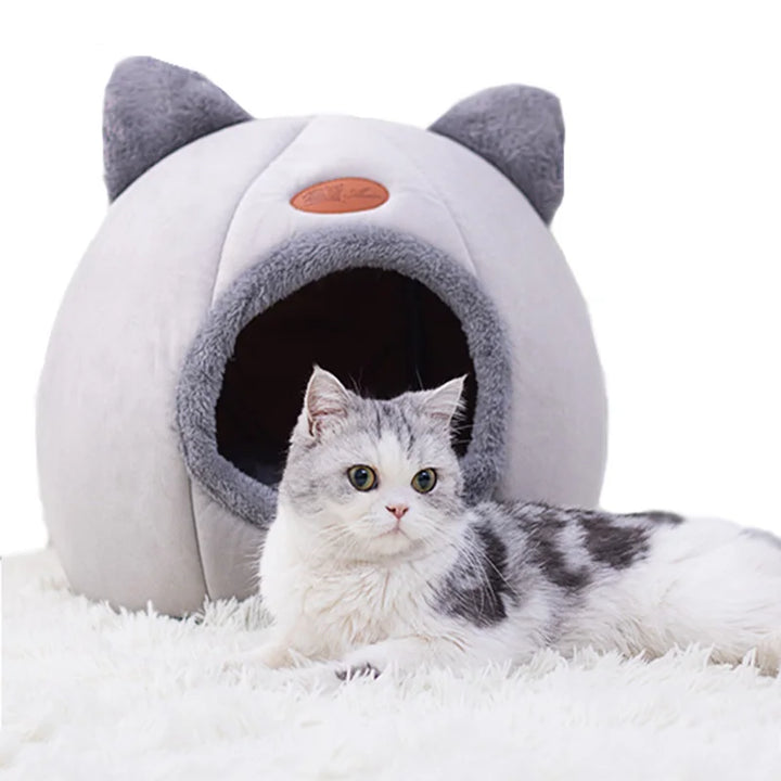 Cozy Winter Nest Bed – The Perfect Haven for Your Pet!