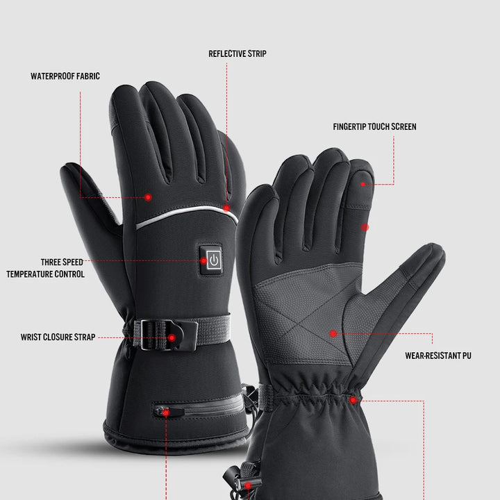 Electric Heated Gloves – Warm, Waterproof & Rechargeable