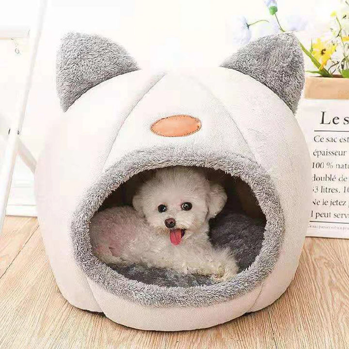 Cozy Winter Nest Bed – The Perfect Haven for Your Pet!