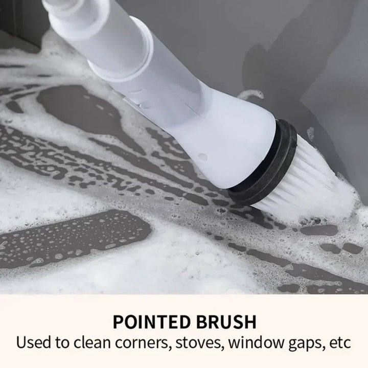 6-in-1 Electric Brush: Total Cleaning Power for Your Home