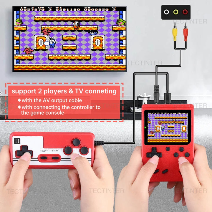 Retro Mini Game Console | 8-Bit | 500 Built-in Games 🎮