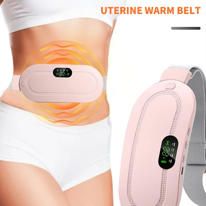 Smart Heated Waist Massager – Soothing Vibration for Abdominal Relief