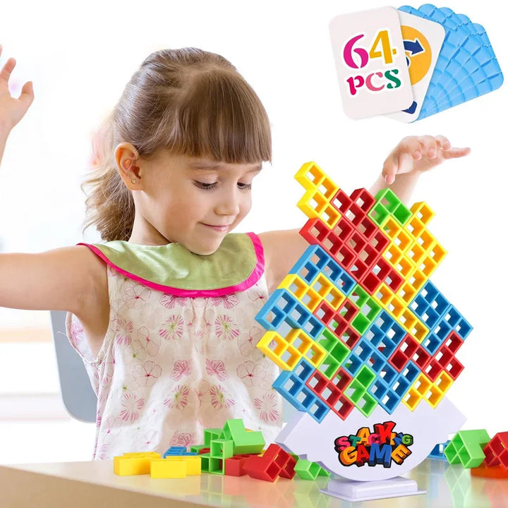 🧩 Balance Stacking Block Game – Fun for All Ages! 🎲