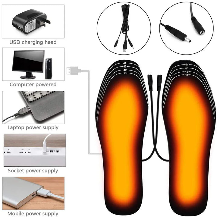 USB heated insole