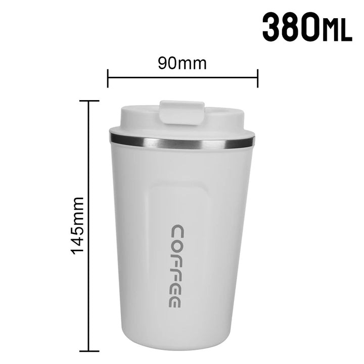 Thermo Cafe Leak-Proof Travel Mug – 380/510ML Stainless Steel