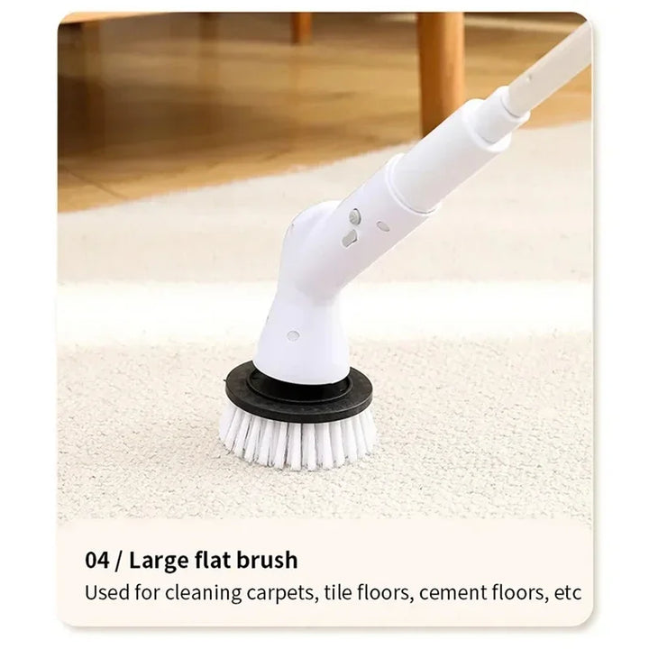 6-in-1 Electric Brush: Total Cleaning Power for Your Home