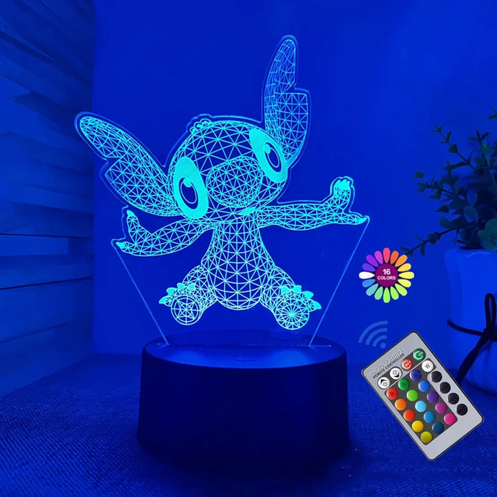 3D Stitch Light with Remote and Touch Control ✅