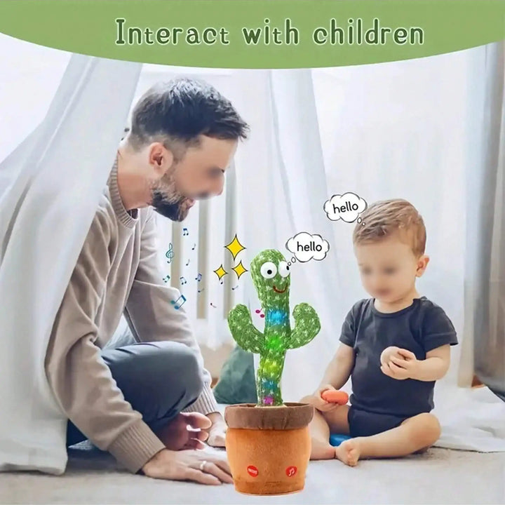 🌵 Dancing Talking Cactus Toy for Kids – Singing & Mimicking