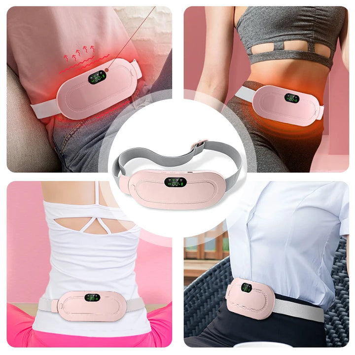 Smart Heated Waist Massager – Soothing Vibration for Abdominal Relief