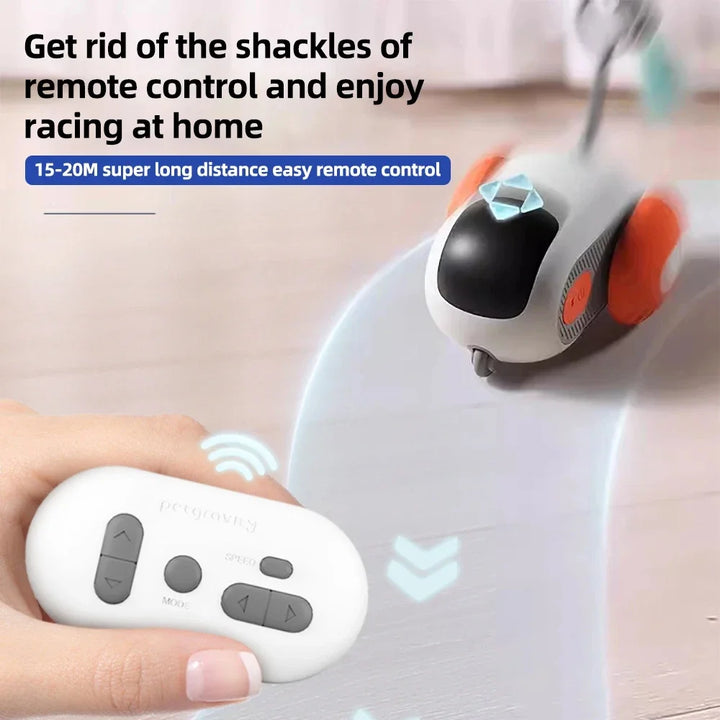 Smart Pet Toy: Interactive Moving Car for Cats & Dogs