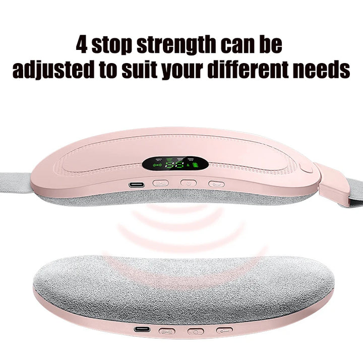 Smart Heated Waist Massager – Soothing Vibration for Abdominal Relief