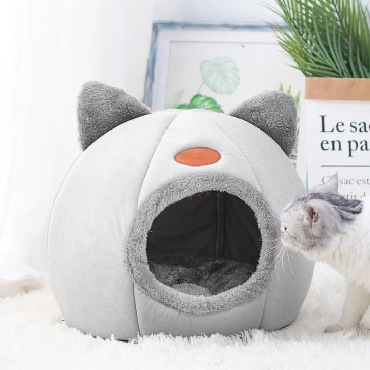 Cozy Winter Nest Bed – The Perfect Haven for Your Pet!