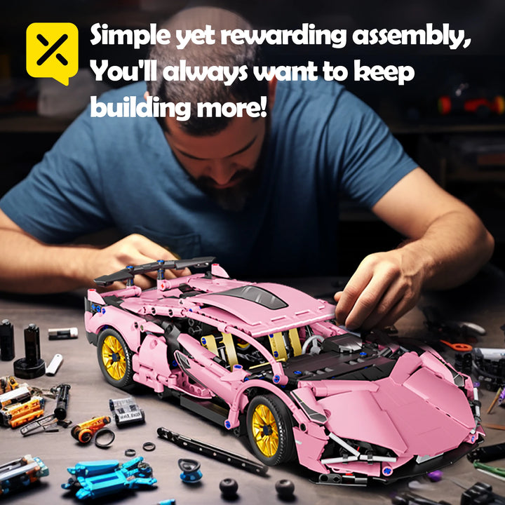 🚗 ToylinX Racing Car Model – Building Blocks & Puzzle Toy 🎁