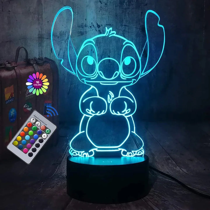 3D Stitch Light with Remote and Touch Control ✅