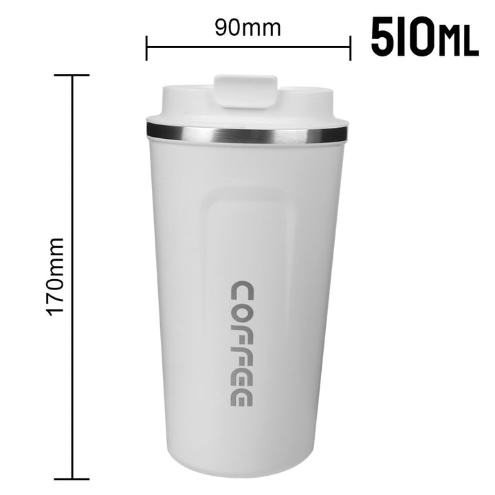 Thermo Cafe Leak-Proof Travel Mug – 380/510ML Stainless Steel