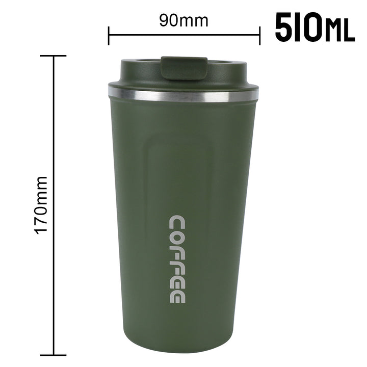 Thermo Cafe Leak-Proof Travel Mug – 380/510ML Stainless Steel