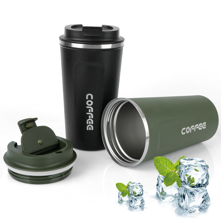 Thermo Cafe Leak-Proof Travel Mug – 380/510ML Stainless Steel